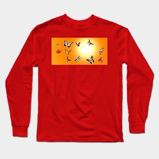 Butterflies in the Sun Long Sleeve T-Shirt